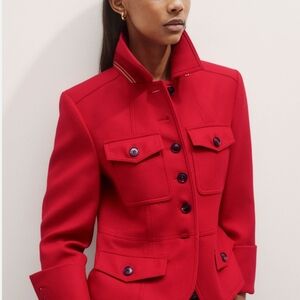 ME+EM Vibrant Ref Fitted Military Jacket